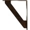 Ekena Millwork Traditional Wrought Iron Bracket, (Triple center brace), Antiqued Bronze 2"W x 12"D x 15"H BKTM02X12X15TTRABZ - alternate 2